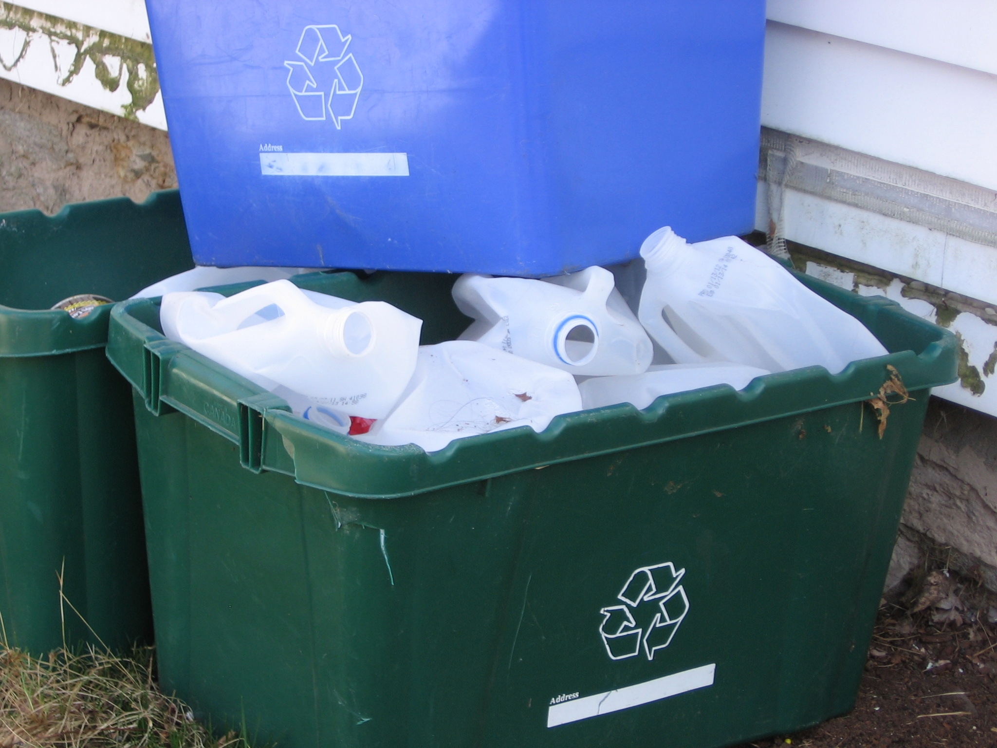Recycle bins Recycle bins