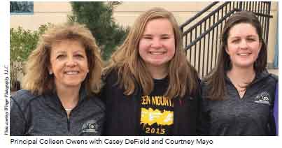 Principal Owens, Casey DeField, Courtney Owens