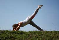 yoga outdoors