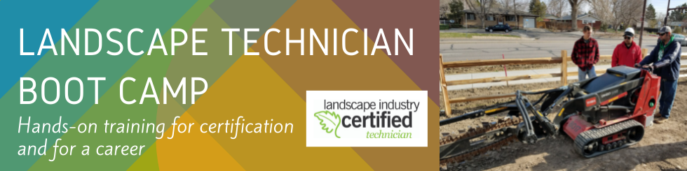 Landscape Tehnician boot camp